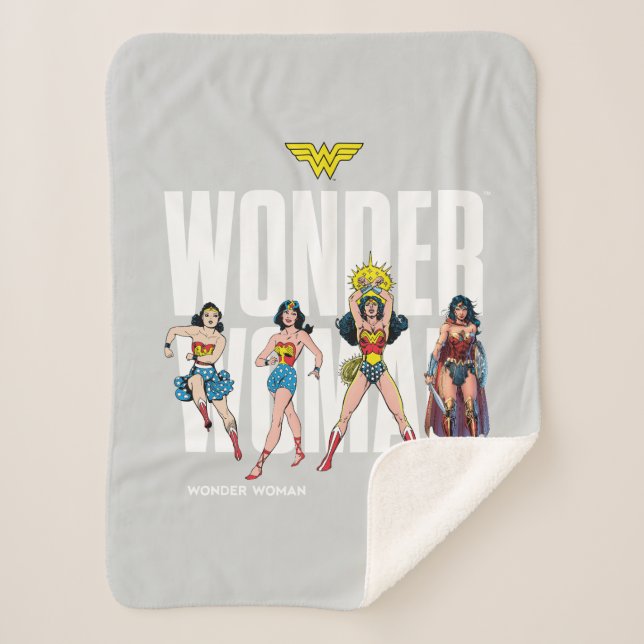 Manta Sherpa Wonder Woman Legends Forever Graphic (Anverso)