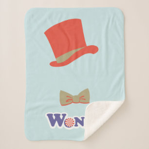 Manta Sherpa Wonka Top Hat & Bow Tie