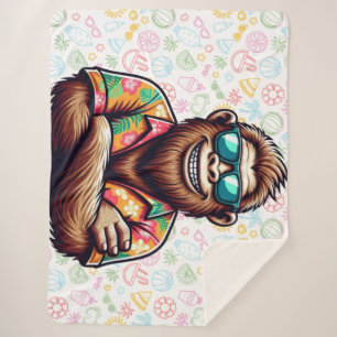 Manta Sherpa Yeti tropical/playa/pie de playa
