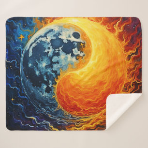 Manta Sherpa Yin Yang Art Celestial