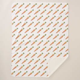 Manta Sherpa Zanahoria