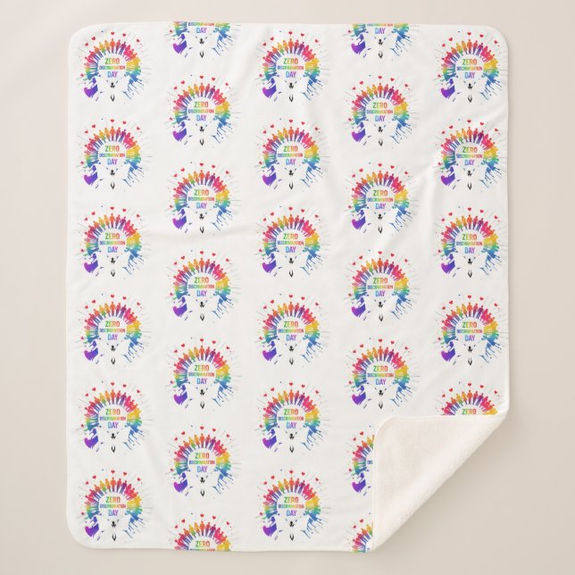 Manta Sherpa Zero Discrimination Day  (Anverso)