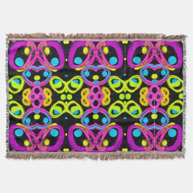 Manta shiny Abstract art (Anverso)