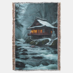 Manta Shizuka na Fuyu: Templo Silencioso junto al Río In