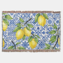 Manta Sicilian Lemon, Mediterranean Home Decor