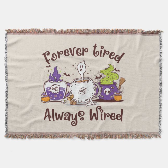 Manta Siempre Cansado, Siempre Con Cable (Anverso)