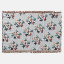 Manta Siete Cisnes Un Estilo De Esténcil De Natación De 