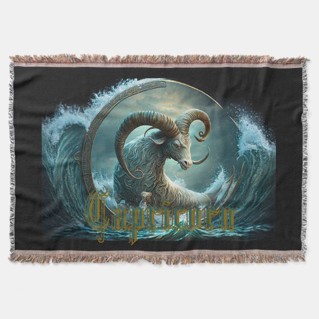 Manta Signo zodiacal de Capricornio (Anverso)