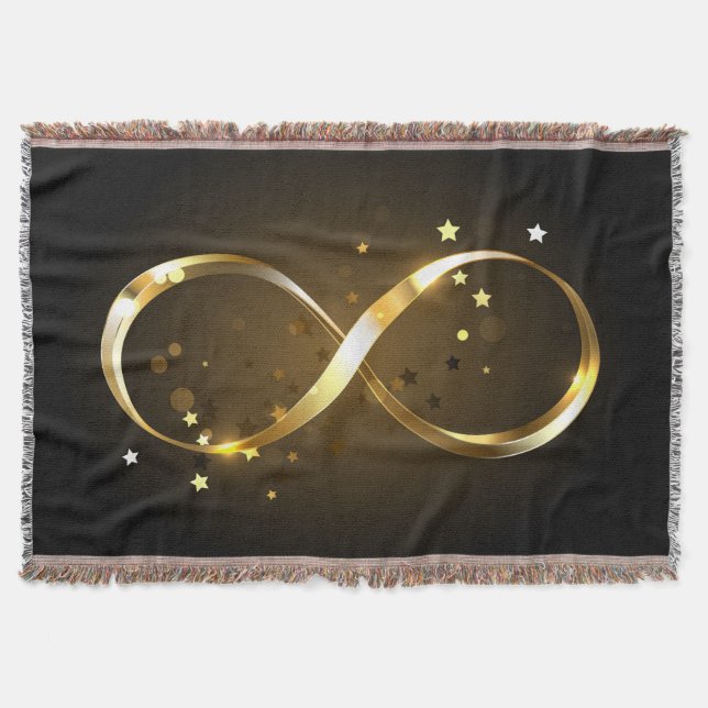 Manta Símbolo de infinito dorado (Anverso)