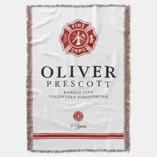 Manta Símbolo voluntario de la cruz maltesa del bombero