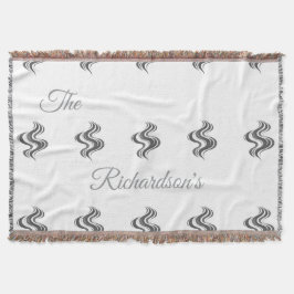 Manta Simple Custom Family Name Black & White