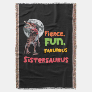 Manta Sistersaurus Equipo de Dinos Hermanas Parejas Dise