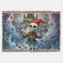 Manta Skeleton Christmas Elf – Creepy Cute Dark Holiday 