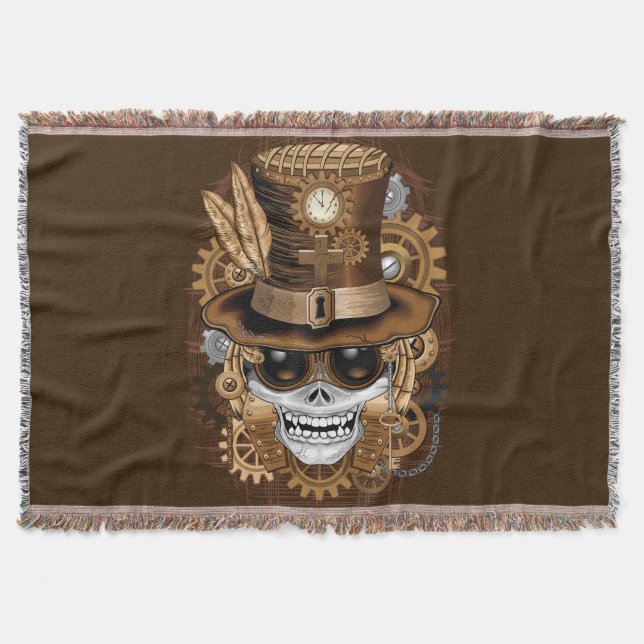 Manta Skull Steampunk Voodoo Retro Machine (Anverso)