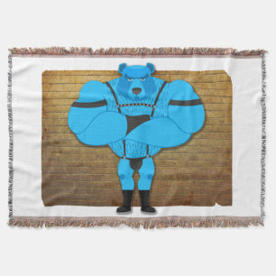 Manta SlipperyJoe's gay oso musculoso cartoon tanga cuer