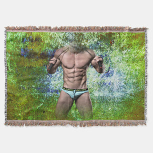 Manta SlipperyJoe's hombre adulto muy musculoso sin cami