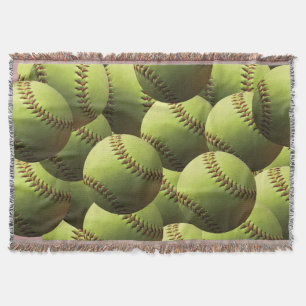 Manta Softball amarillo modelado