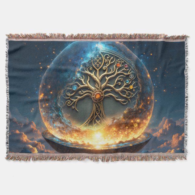 Manta Sphere of Life – The Golden World Tree.  (Anverso)
