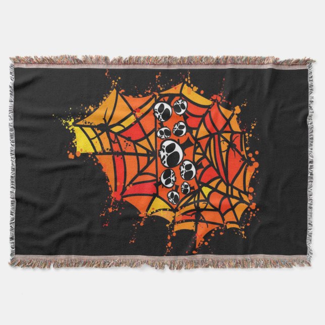 Manta Spider Webs | Calavera de arañas (Anverso)