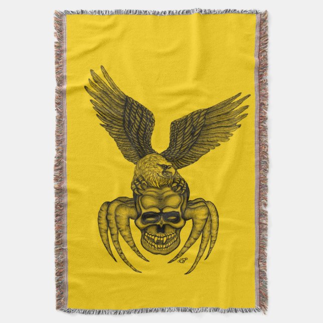 Manta Spiderskull con águila (Frente vertical)