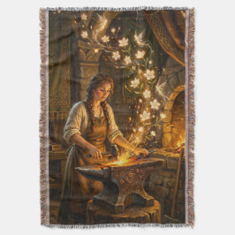 Manta St Brigid Blacksmith Fairies Flowers Fantasy Art