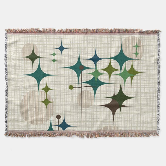 Manta Starbursts e Globos modernos de mediados del siglo (Anverso)