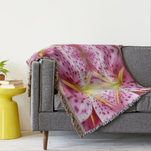 Manta Stargazer Lily Bright Magenta Floral
