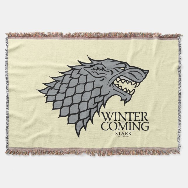Manta Stark Sigil - viene el invierno (Anverso)