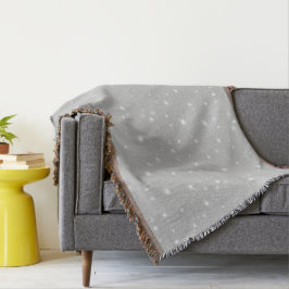 Manta Starlight gris plateado