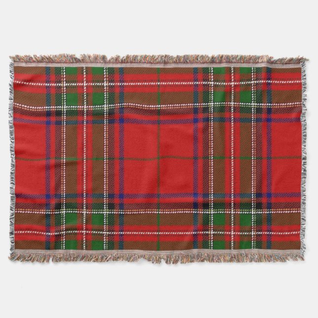 Manta Stewart Tartan Blanket (Anverso)