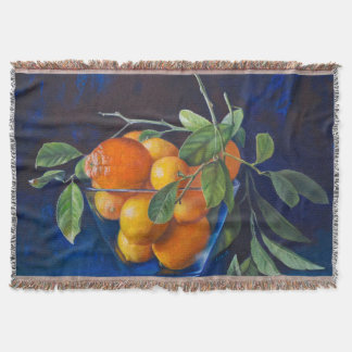 Manta Still Life with Lemons and Orange Branch