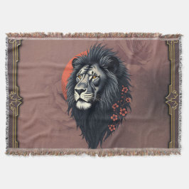 Manta Strength and delicacy united, a black lion