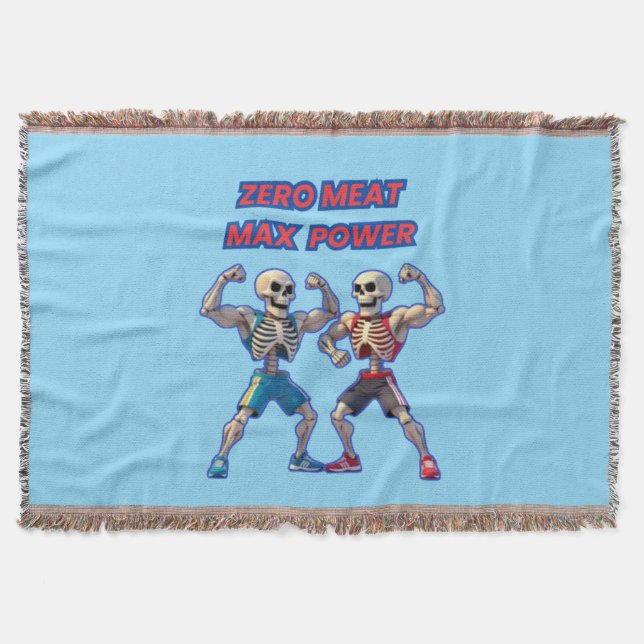 Manta Strong to the Bone – Funny Skeleton Muscle Design (Anverso)