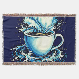 Manta Sueño de café oceánico