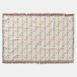 Manta Sunflower Patchwork Decorative Blanket - Farmhouse