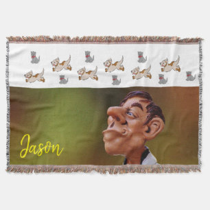 Manta Sunflower Veterinaria Throw Blanket