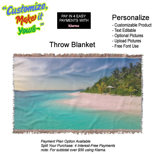 Manta Sunset Beach Throw Blanket 10 (Sunset Beach Throw Blanket 10.
)