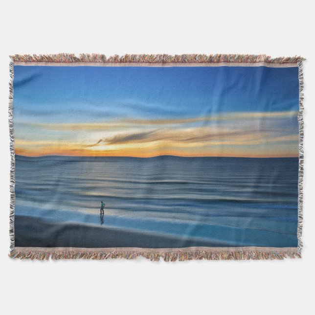 Manta Sunset Beach Throw Blanket 14 (Anverso)