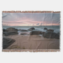 Sunset Beach Throw Blanket 21