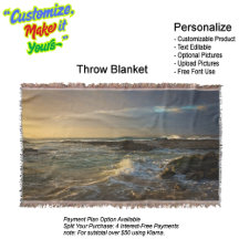 Sunset Beach Throw Blanket 22
