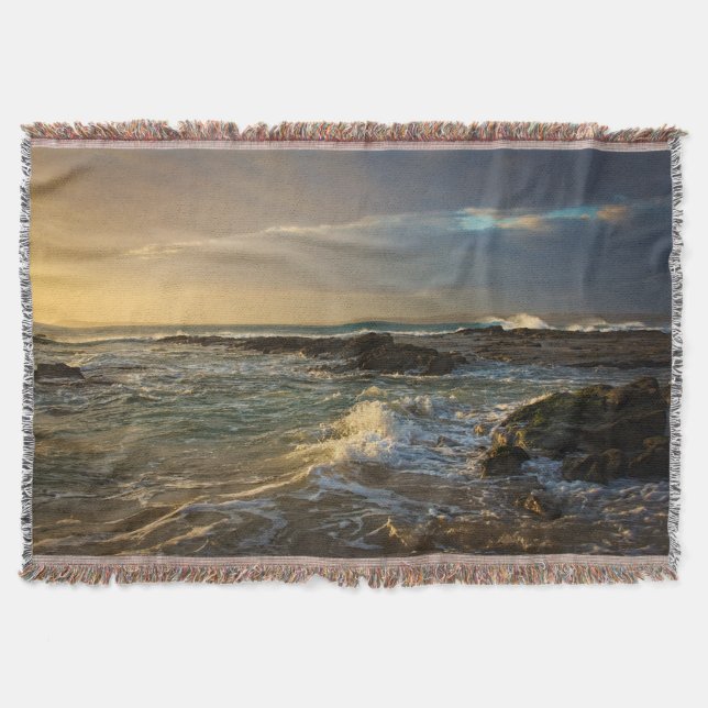 Manta Sunset Beach Throw Blanket 22 (Anverso)