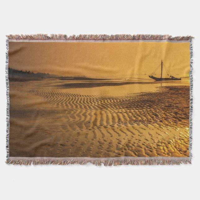 Manta Sunset Beach Throw Blanket 6 (Anverso)
