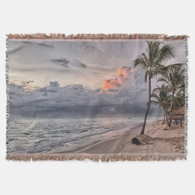 Manta Sunset Beach Throw Blanket 9 (Anverso)