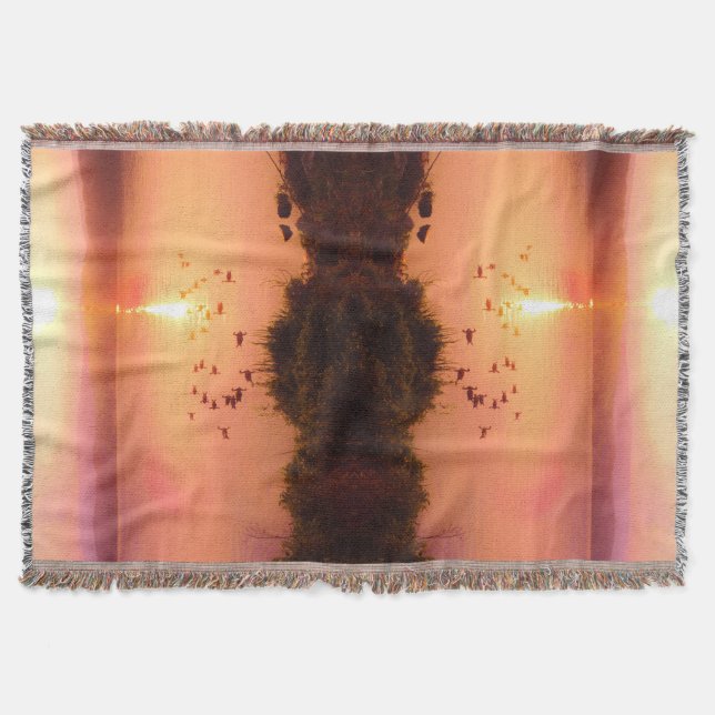 Manta Sunset Sunrise beach beach Naranja Peach (Anverso)