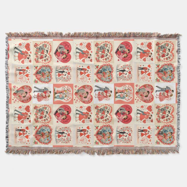 Manta Swingin' Sixties Valentine Patchwork (Anverso)