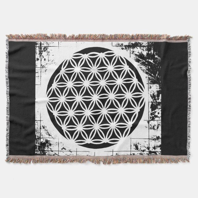 Manta Swirl Energy Flow – Premium Woven Blanket (Anverso)