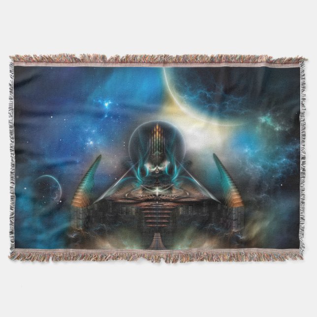 Manta Tamalin 5 Science Throw Blanket (Anverso)