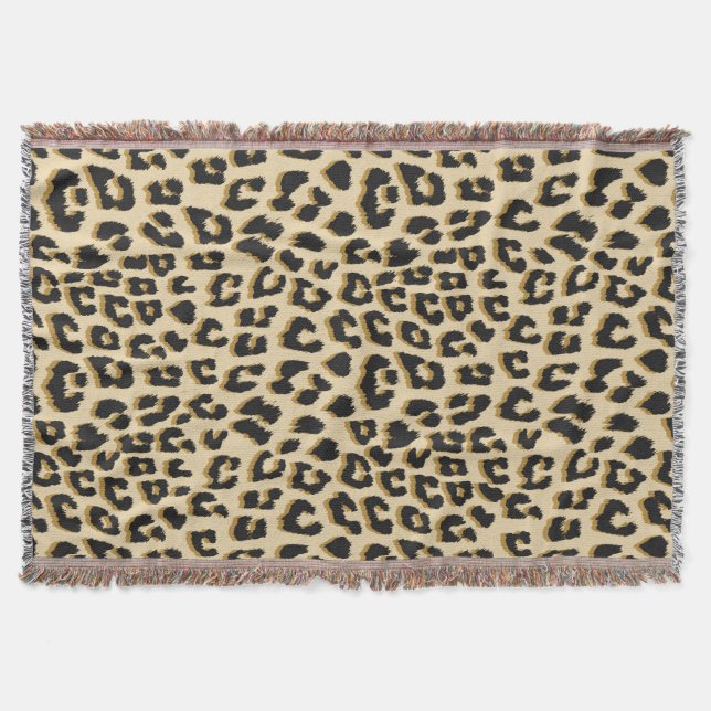 Manta Tan Leopard Print (Anverso)