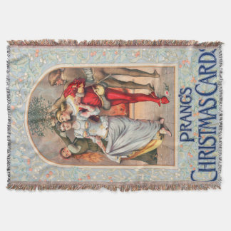 Manta Tarjeta de Navidad de Prang (ca. 1886)