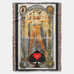 Manta Tarot Card Queen of Spades Thunder_Cove